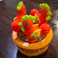 Dancing Cartoon Glowing Carousel Light Music Princess Chick Electric Car Universal Children's Boys a