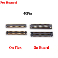 5Pcs LCD Display Screen Plug Flex FPC Connector For Huawei Honor 8 P20 P8 P9 Mate 9 Lite GR5 2017 P6 P9 Plus P9Plus Board 40Pin