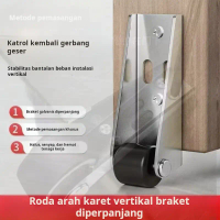 Rel pemandu pintu roda teleskopik dorong datar roda arah jalur pintu ayun roda pendukung pintu roda 