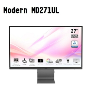 【最高現折268】MSI 微星 Modern MD271UL 27型 4K 廣色域IPS美型螢幕