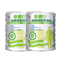 【易而善】優蛋白高纖高鈣營養素奶粉 900gx2罐(高鈣 高蛋白 膳食纖維 添加蜂膠)