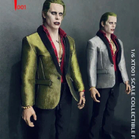 1/6 Male Joker Master Leto Clown Full Set Moveable Action Figure Head Sculpture Hair Transplant Model Gift For Fans Figure
