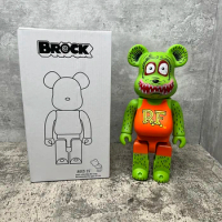 Bearbrick 400% 28cm Scary Mouse Enamel Doll Action Figure Desktop Toy Collection TOY FUNNY Mouse Doll