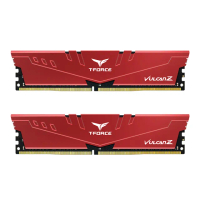 【Team 十銓】T-FORCE VULCAN Z 火神系列 DDR4-3600 16Gx2_32GB CL18 紅色 桌上型超頻記憶體