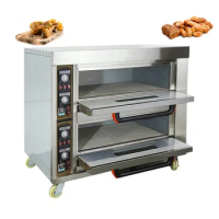 Gas/electric Single Door 6 Tray Pizza and Bread Oven