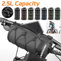 Bike Handlebar Bag Multifunction Bicycle Bags Frame Pannier Bag Shoulder Bag Large Capacity MTB Road Bike Pouch Bike Accessories
