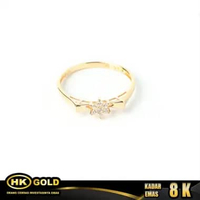Cincin Emas 8K Type 1585 HK GOLD 18 A