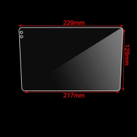 Car Tempered Glass Protective Film Car Sticker Car Accessories For TEYES CC3 9 inch Radio Stereo DVD GPS Touch Full LCD Screen