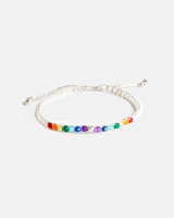 7 Chakras Moonstone Silver | Bracelet for Women Aesthetic Samapura