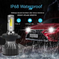 LAMPU LED MOBIL H4 H11 H8 H9 H16 HB3 HB4 H1 HIR2 9012 SEPASANG Car