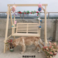 免運 公司貨 附發票 公園戶外鞦韆 吊籃 庭院搖椅 實木戶外秋千室內雙人成人庭院防腐原木陽臺吊椅室外網紅秋千搖椅