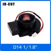 IR CUT 1/1.8 inch ICR with D14 Mount Holder be Suitable For IMX178/185/385 Dual Filters Day and Nigh Auto Switch on CCTV Camera