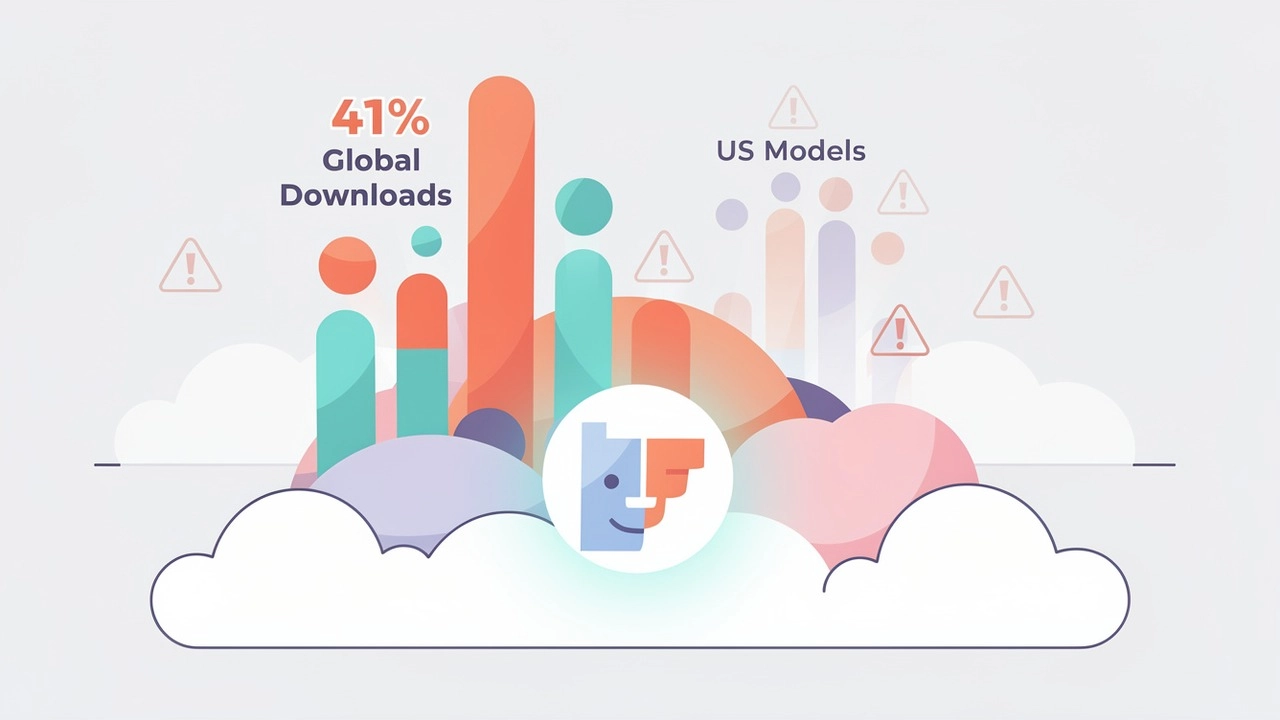 China's Open-Source Models Hit 41% of Global Downloads, Surpassing US for First Time and Igniting AI Strategy Debate