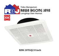 Exhaust Fan Ceiling KDK 8" 20TGQ2 Plafon 8 inci