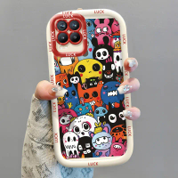 Casing Hp untuk Realme 8 8i 8 Pro Narzo 50 4G Case Casing Karakter kartun pola Shell Puff shell HP K