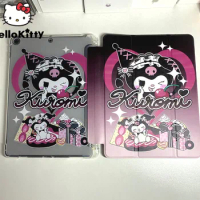 Sanrio Hello Kitty Kuromi IPad Protective Case 10.9 Air 5 4 Cute Anime Mini 6 Cover With Pen Slot Ipad 8 9 10th Generation Case