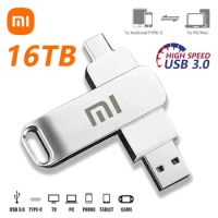 Xiaomi 2TB USB 3.0 Flash Drive High-Speed Pen Drive 1TB Metal Waterproof 16TB USB Memory Flash Drive TYPE-C Adapter