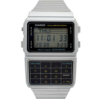 CASIO手錶 復古風計算機電子鋼錶【NECE39】