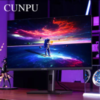 CUNPU Gaming Monitor 27 Inch 2K 165Hz 1ms Monitors Ips Display HD Desktop Gamer Computer Office Design With Speaker