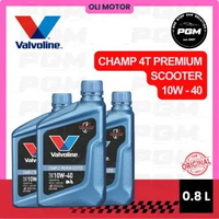Oli Motor Matic VALVOLINE Champ 4T Scooter 10W40 0.8L (Dijamin Ori 100%)