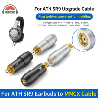 OKCSC Headphone Adater MMCX Female to ATH SR9 Male Cable Connecter for ATH MSR7B/SR9/ES750/ES770H/ESW950/ESW990/HADX5000/L5000