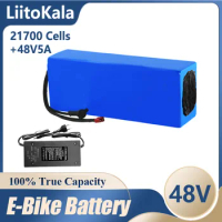 LiitoKala 48V 20ah 30ah 40ah 50ah ebike battery 30A BMS 48v battery Lithium Battery Pack For Electric bike Electric Scooter