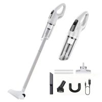 12000Pa Handheld Wireless Vacuum Cleaners Cordless Button Vacuum Cleaner White For Car Home Pet Hair