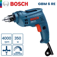 Bosch GBM 6 Re Electric Drill 350W 12Nm Torque Driller Driver Power Tools 220V Rotary Professional 4000Rpm Drilling Machine