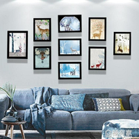 簡約現代照片牆裝飾品餐廳臥室牆面創意相框牆樓梯掛牆組合相片牆 全館免運