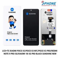 LCD XIAOMI POCO X3 BLACK NEW SUNSHINE TS (X3 NFC X3 PRO REDMI NOTE 9 PRO 5G XIAOMI 10T LITE 5G)