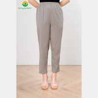 Quần dài nữ chất Linen đũi màu baggy thời trang Việt Thắng - Q06.5408  Women