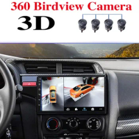 For HONDA Fit GK GP Jazz 2014~2020 CarPlay 360 BirdView 3D Car Stereo Audio Multimedia Navigation GPS Navi Radio Player