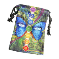 Tarot Card Bag Eye Of Butterfly Drawstring Tarot Bags Eye Of Butterfly Cute Tarot Card Holders For T