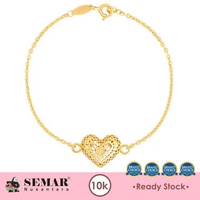Gelang Emas Classic Nausica Heart Gold 10K Semar Nusantara