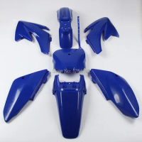 Blue Plastic covers Fairing Kits CRF70 dirt Pit Bike Procket Bike Xmotos Baja DR50 49 50cc 70 90 110 Kayo HK 160