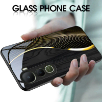 เคสโทรศัพท์สำหรับ vivo Vivo Y400 5G, เคสกระจกนิรภัยแบบมันมีสไตล์, ฝาหลังกันกระแทก