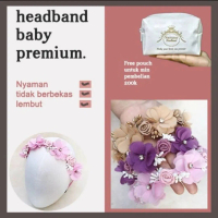 Headband bando bandana anak bunga mahkota