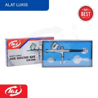 Alat Teknik Air Brush Kit Pen Brush Spray Gun Lukis Merk H&L EW-550 Viral