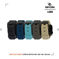 強強滾優選~ UAG X RIP CURL Apple Watch 42/44/45/49mm 舒適矽膠運動錶帶