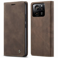 Magnetic Flip Case For Xiaomi Mi 13t Pro 12t 11t 10t 9t Mi 14 Pro Cover Luxury Retro Leather Phone Case Mi 13 Lite