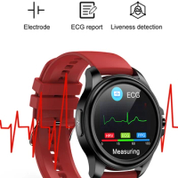 Trendy new smart watch ECG PPG smart watch blood pressure blood oxygen temperature monitoring exercise pedometer smart bracelet