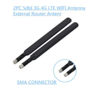 2PCS 5dBi High Gain WiFi Antenna SMA Male 4G LTE Wireless Router Antenna for Huawei B315 B310 B593 B525 B880 B890 E5186 Accessor