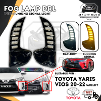TOYOTA Vios 2020-2022 Facelift Yaris 2020 Daylight DRL Running Signal Foglamp Casing Fog Lamp Access