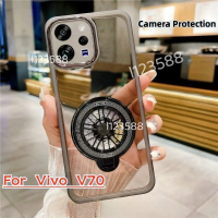 เคสโทรศัพท์สำหรับ Vivo V70 Lite/V70LITE 5G และ Vivo V70/Vivo V70 Lite 5G ปี 2026 เคสนิ่มลายไล่เฉดสี