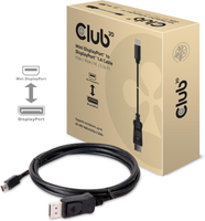 [拆封新品現貨1組出清dd] Club 3D CAC-1115 Mini DP 轉 Displayport 1.4 線-2米 VESA認證 8K 60Hz 4K 144Hz 可雙向傳輸_PP4