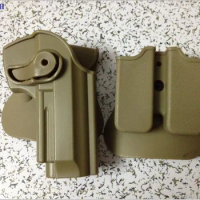 1911 Holster Retention Roto Holster w Double Magazine Holster Fits Tactical 1911 M9111 Style IMI DEFENSE Polymer