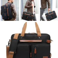 2023 New Convertible Backpack 15.6/17.3Inch Laptop Fashion Travel Business Backpack Nylon Waterproof Student Backpack