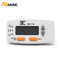 ENO EM-11 Clip-on Mini Electronic Guitar Metronome White Color