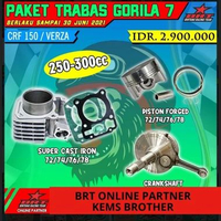 PAKET BRT CRF TRABAS GORILA 7 BOREUP 250CC-300CC
