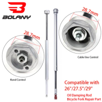 BOLANY Bike Suspension Cartridge Oil Damping Rod 26/27.5/29inch Bicycle Front Fork Repair Part Bike Air Fork Upgrade Accessories